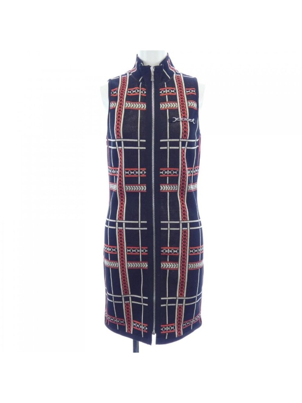 Hermes Tartan Et Chaines Milano Dress